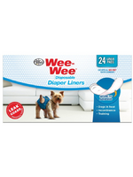 Four Paws Wee-Wee Dog Diaper Garment Pads 24 Pack