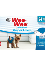 Four Paws Wee-Wee Dog Diaper Garment Pads 24 Pack Ships N 24h