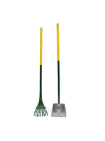 Four Paws Four Paws Dog Waste Rake & Pan Set for Pet Waste Pick-up - Small, 7" x 7" x 38"