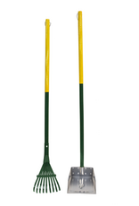 Four Paws Four Paws Dog Waste Rake & Pan Set for Pet Waste Pick-up Small  7  x 7  x 38