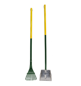 Four Paws Four Paws Dog Waste Rake & Pan Set for Pet Waste Pick-up Small  7  x 7  x 38