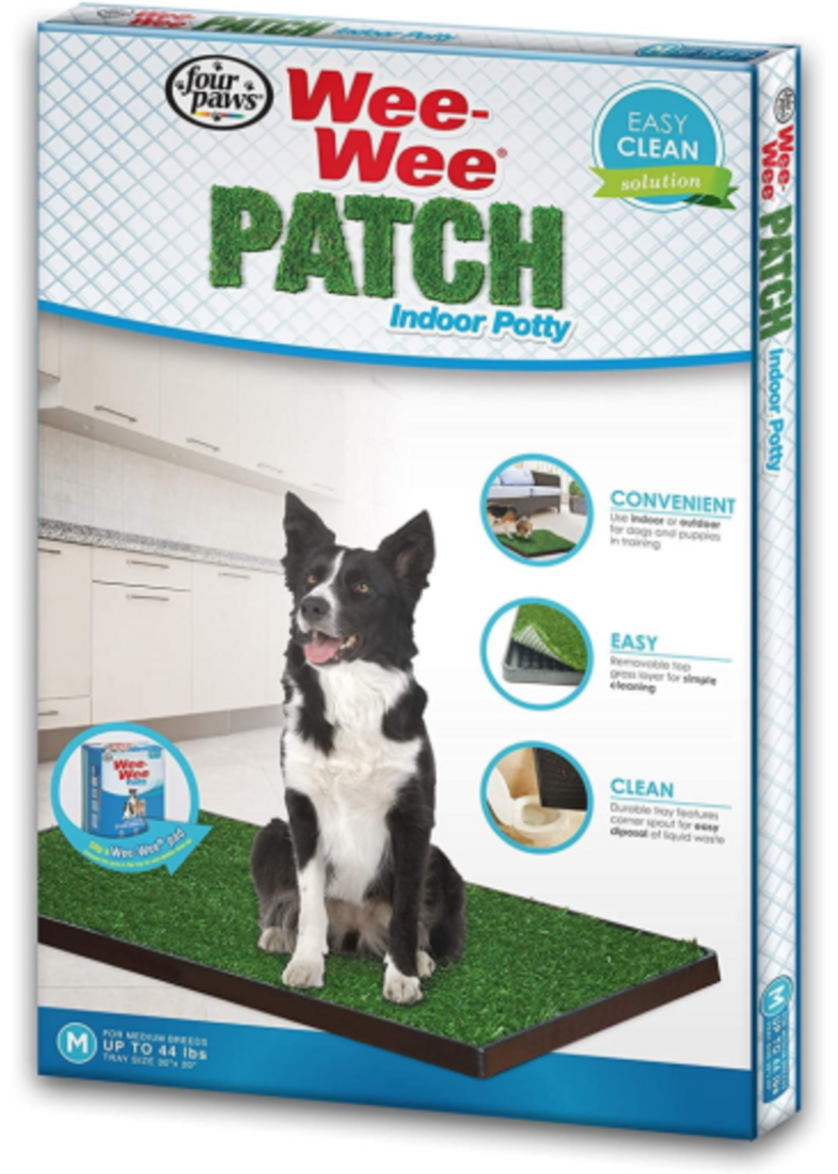 Four Paws Wee-Wee Patch Indoor Potty Medium 30" x 20" x 1"