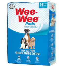 Four Paws Wee-Wee Pads 14 pack White 22  x 23  x 0.1