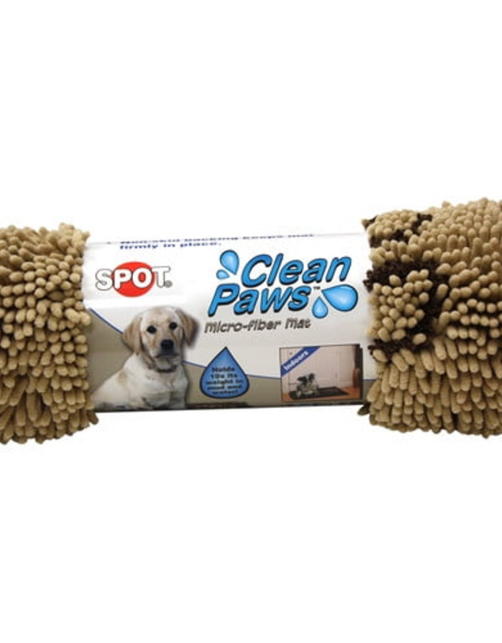 Ethical Pet SPOT Clean Paws Mat Tan 35" x 24"