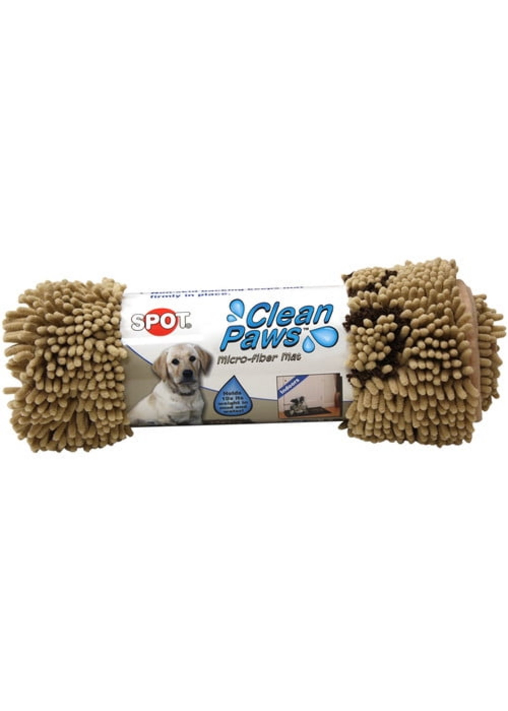 Ethical Pet SPOT Clean Paws Mat Tan 35" x 24"