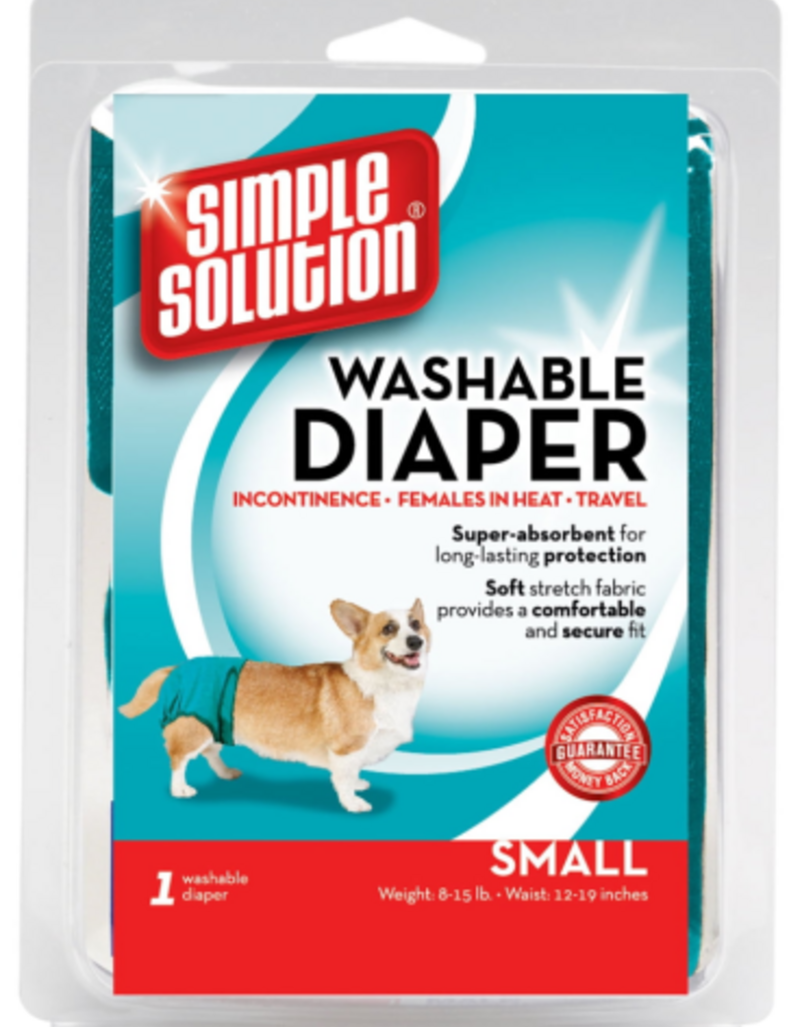 Simple Solution Simple Solution Washable Female Dog Diaper Small 1 Pack