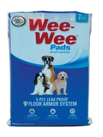 Four Paws Wee-Wee Pads 7 pack White 22  x 23  x 0.1