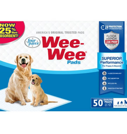 Four Paws Wee-Wee Absorbent Potty Training Dog & Puppy Pads - Standard 50 Count