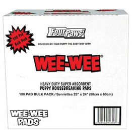Four Paws Wee-Wee Pads Bulk Pack Box - 100 Count