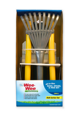 Four Paws Wee-Wee Dog Poop Rake  Spade & Pan  Black Metal & Wood Pooper Scooper Set  SM