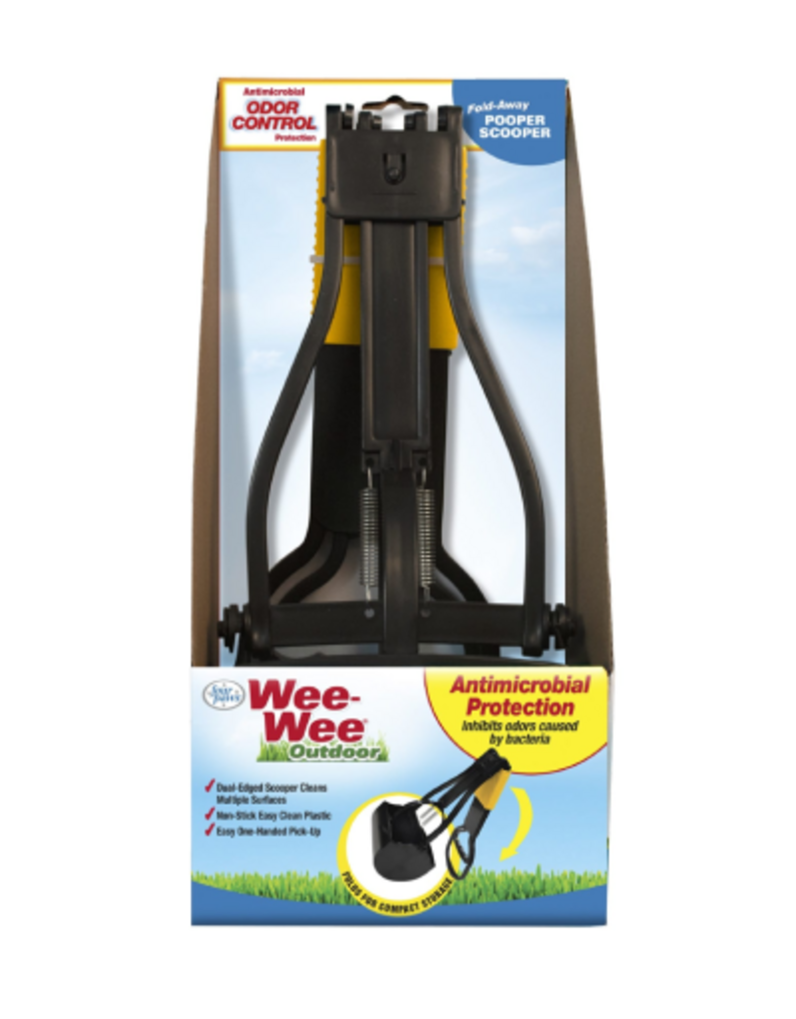 Four Paws Wee-Wee Fold-Away Pooper Scooper for Dogs  For Grass  Yards  Gravel & Concrete