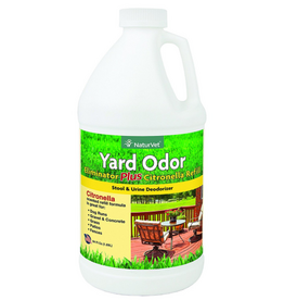 Naturvet Naturvet Yard Odor Eliminator Plus Citronella Refill – Eliminate Stool and Urine Odors from Lawn and Yard – Designed For Use on Grass  Patios  Gravel  Concrete & More – 64oz Refill (No Hose Nozzle)