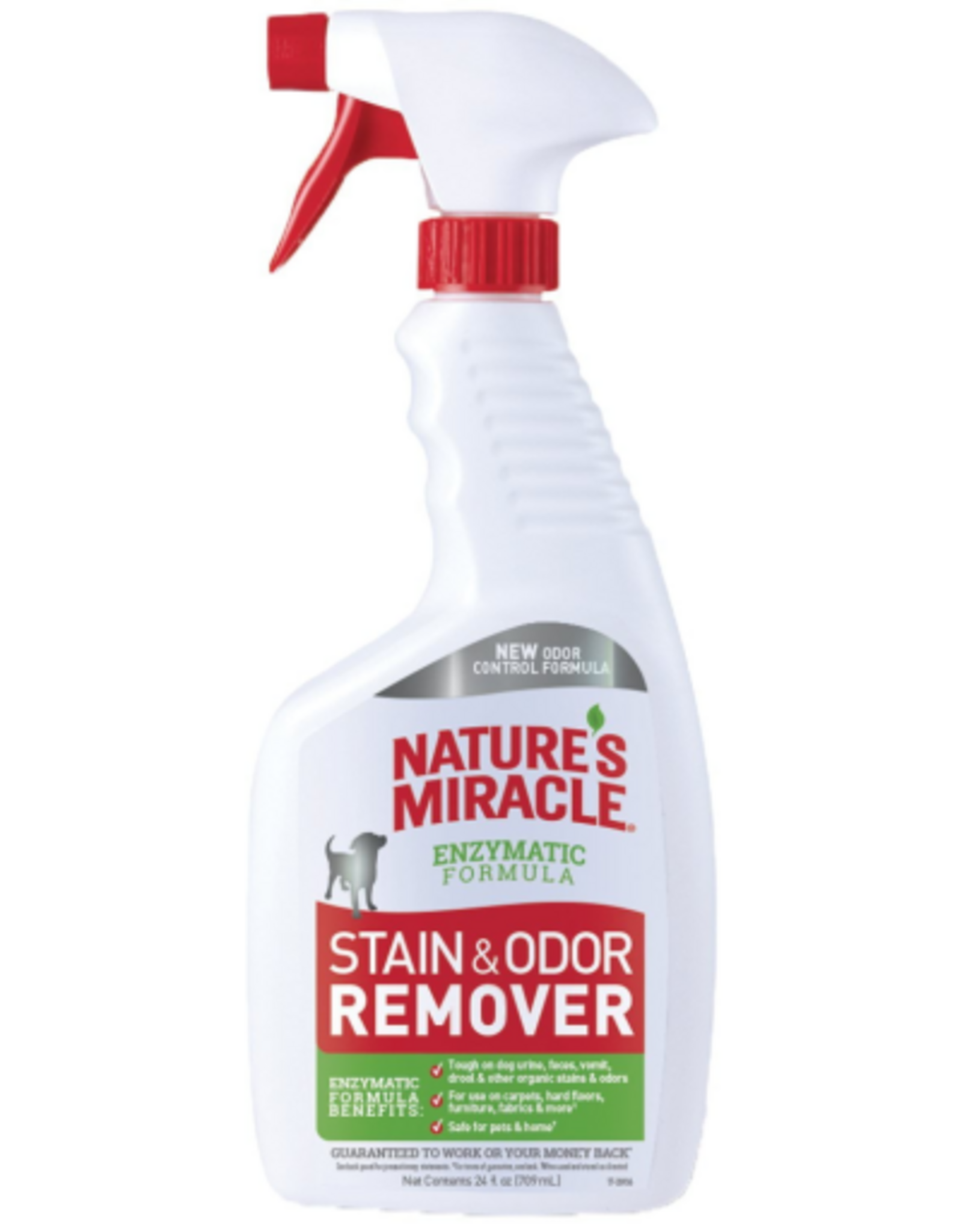 Nature's Miracle Nature s Miracle Dog Stain & Odor Remover with Enzymatic Formula Spray  24 oz