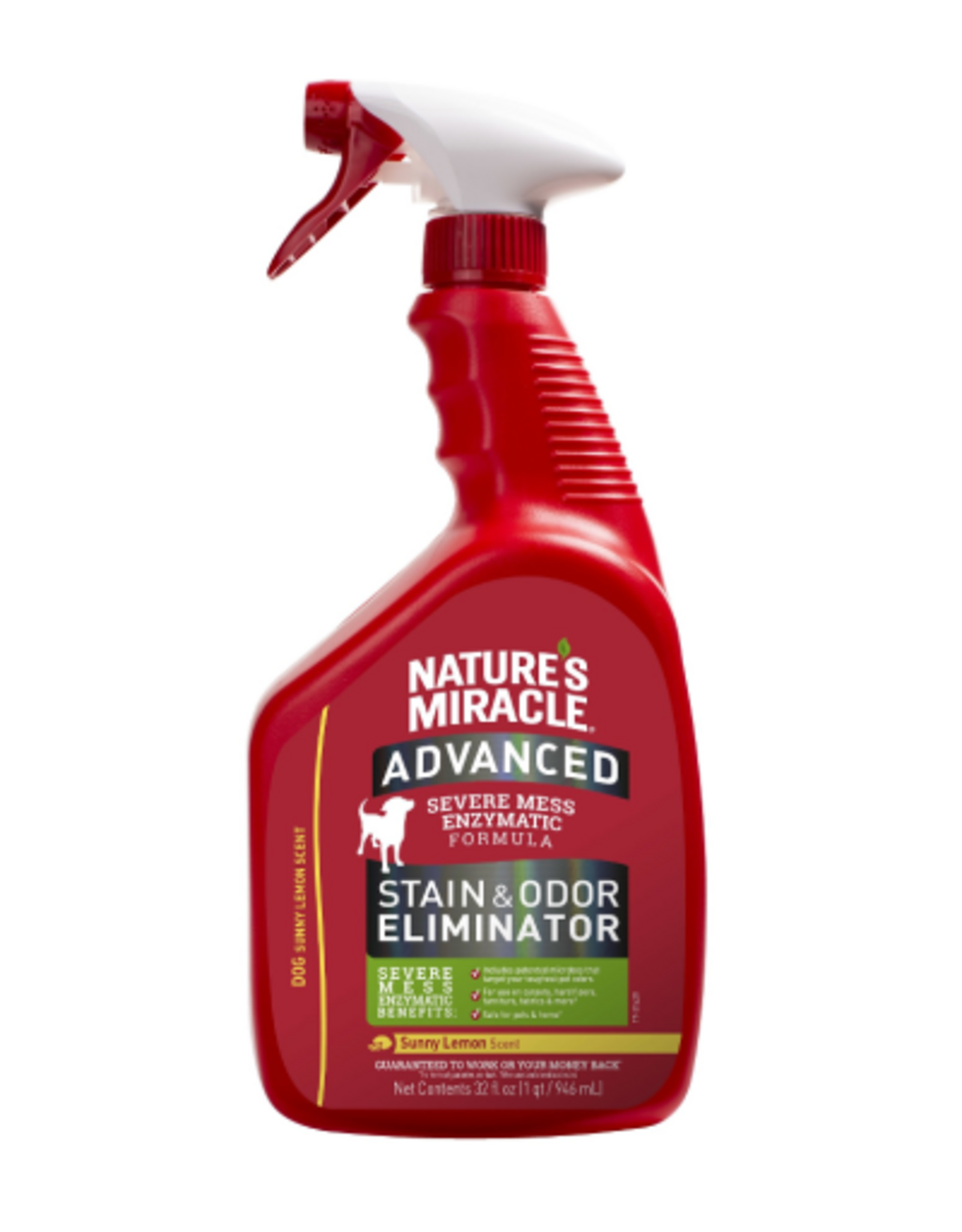 Nature's Miracle Nature's Miracle Sunny Lemon Scent Advanced Stain & Odor Eliminator for Pets - 32 Fl. Oz.