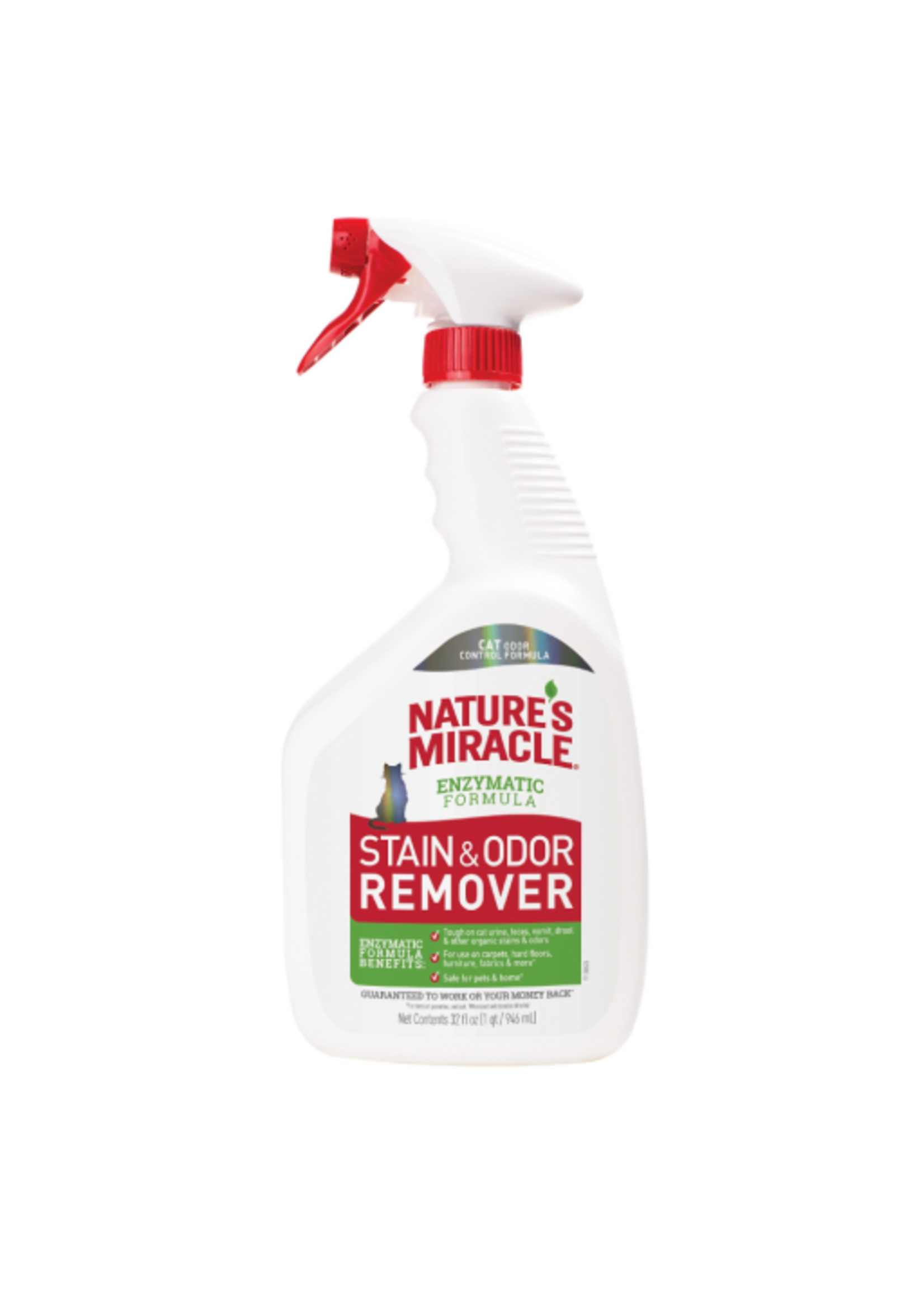 Nature's Miracle Nature’s Miracle Cat Stain and Odor Remover - 32 Oz Spray