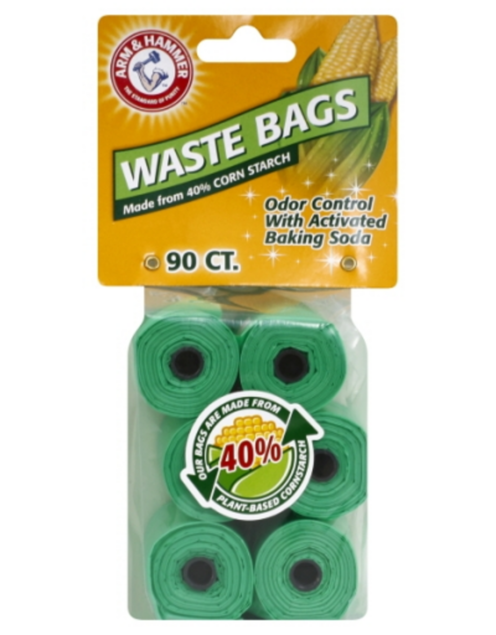 Arm & Hammer ARM & HAMMER CORNSTARCH WASTE BAGS 90 Count