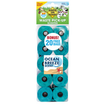 Bags on Board Ocean Breeze Scent Doggie Clean-up Bags, 140 Count, 9 in, Green