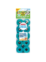 Bags on Board Ocean Breeze Scent Doggie Clean-up Bags, 140 Count, 9 in, Green