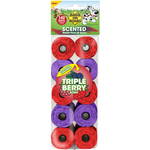 Bags on Board Triple Berry Scented Refill Bags, 140 Count, Red / Purple