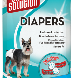 Simple Solution Simple Solution Disposable Female Dog Diapers  Medium  12 pack