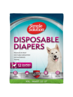 Simple Solution Simple Solution True Fit Disposable Dog Diapers for Female Dogs | XXL | 12 Count