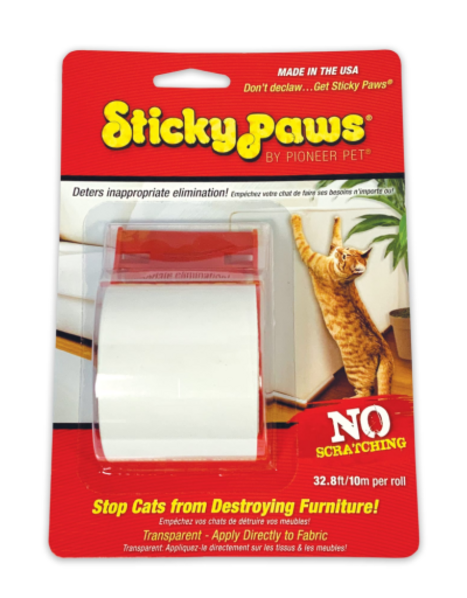 Pioneer Pet Pioneer Pet Sticky Paws on a Roll - 32 Feet
