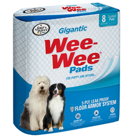 Four Paws Wee-Wee Gigantic Potty Training Dog & Puppy Pads - XXL, 8 Count