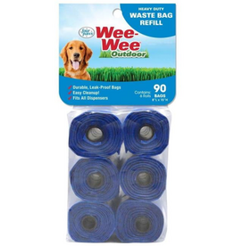 Four Paws Wee-Wee Outdoor Heavy Duty Waste Bags - 90 Count