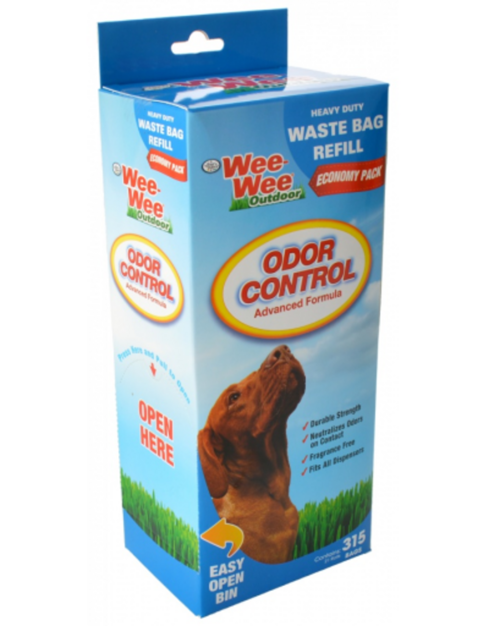 Four Paws Wee-Wee Outdoor Odor Control Heavy Duty Waste Bag Refill - 315 Count