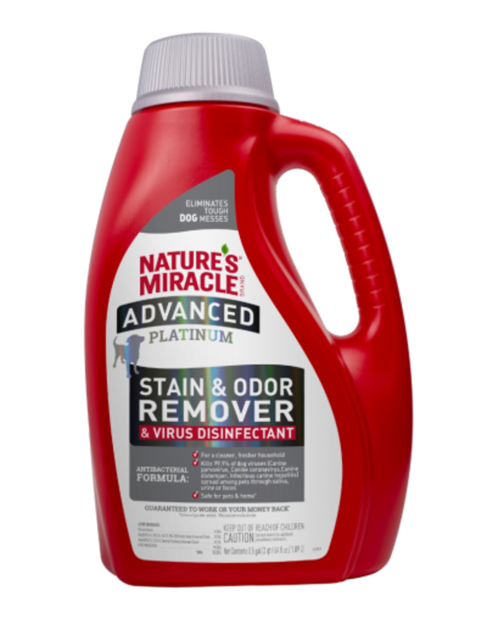 Nature's Miracle Nature's Miracle Advanced Platinum Stain & Odor Remover & Virus Disinfectant - 64 oz
