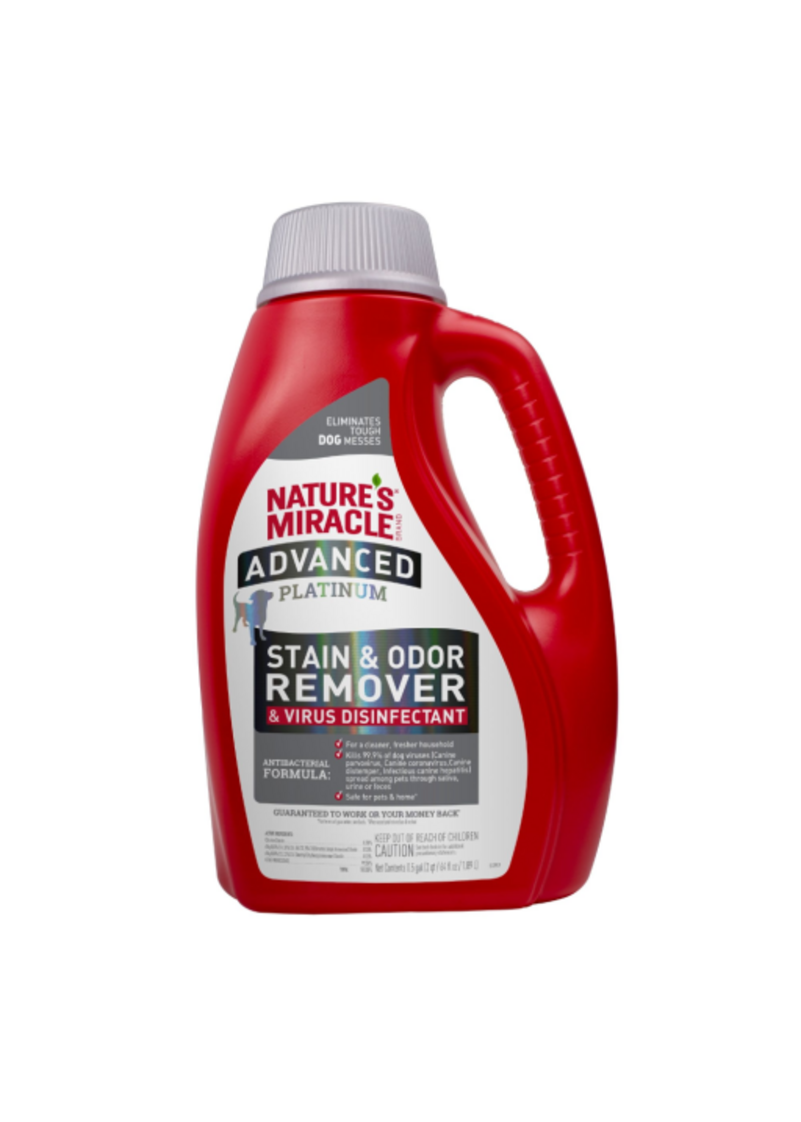 Nature's Miracle Nature's Miracle Advanced Platinum Stain & Odor Remover & Virus Disinfectant - 64 oz