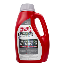 Nature's Miracle Nature's Miracle Advanced Platinum Stain & Odor Remover & Virus Disinfectant - 64 oz