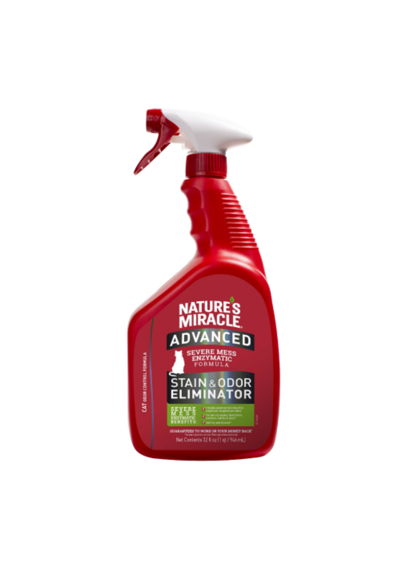 Nature's Miracle Nature's Miracle Advanced Stain and Odor Eliminator for Severe Cat Messes 32 Fl. Oz.