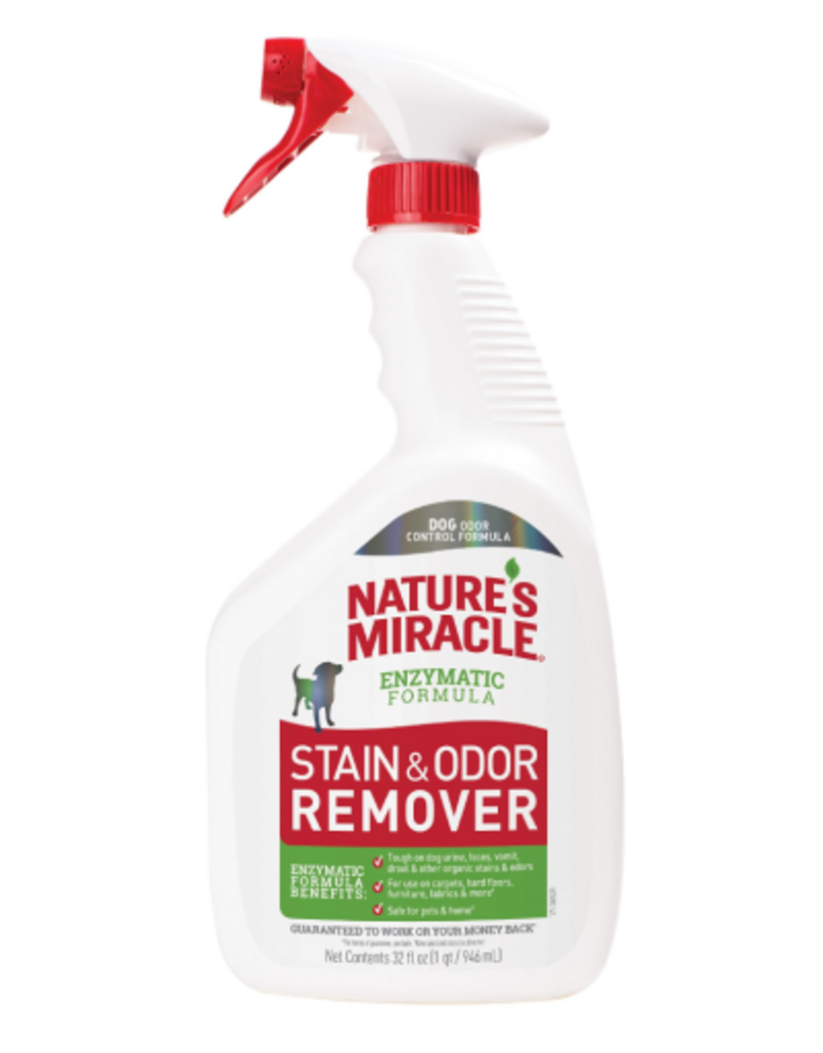 Nature's Miracle Nature’s Miracle Stain and Odor Remover Dog, Odor Control Formula, 32 oz