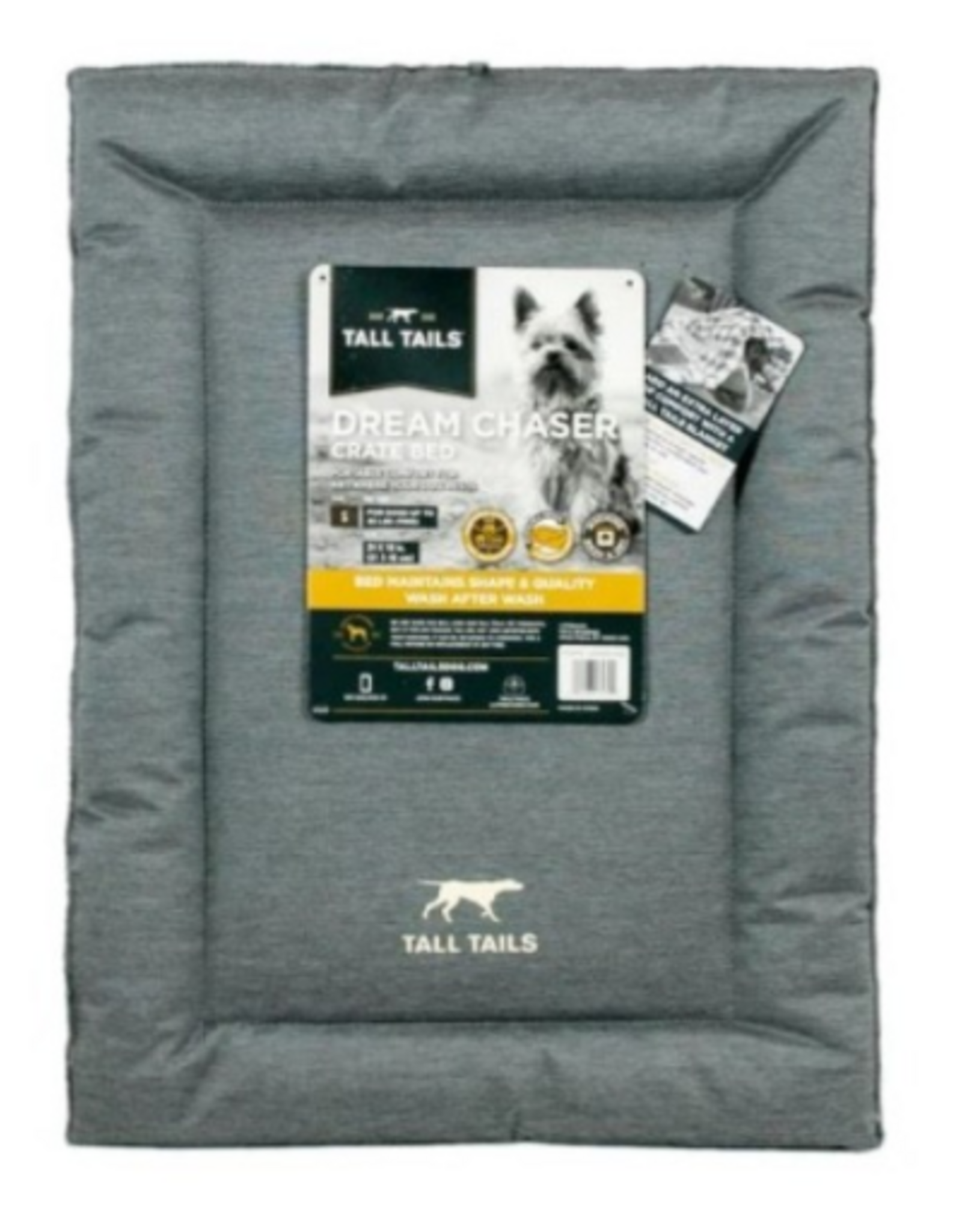 Tall Tails Tall Tails Dog Crate Mat Bed, Gray - Large