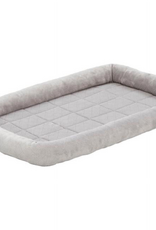 MidWest Quiet Time Diamond Stitch Bed with Elastic Bands Gray - 42"