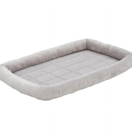 MidWest Quiet Time Diamond Stitch Bed with Elastic Bands Gray - 42"