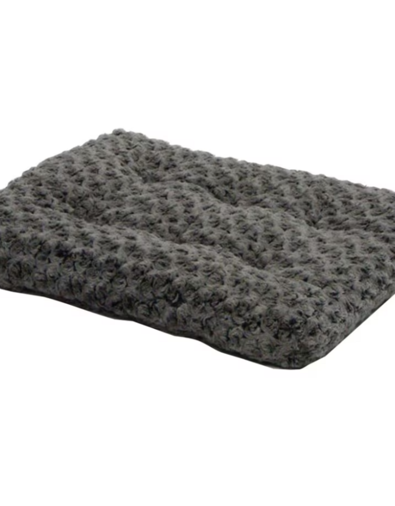 MidWest Quiet Time Dog Bed & Crate Mat Deluxe Ombre Swirl 36" Gray