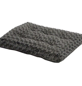 MidWest Quiet Time Dog Bed & Crate Mat Deluxe Ombre Swirl 36" Gray