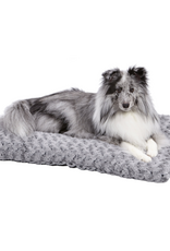 MidWest Quiet Time Dog Bed & Crate Mat Deluxe Ombre Swirl 30" Gray
