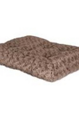 MidWest Quiet Time Dog Bed & Crate Mat Deluxe Ombre Swirl 30" Mocha