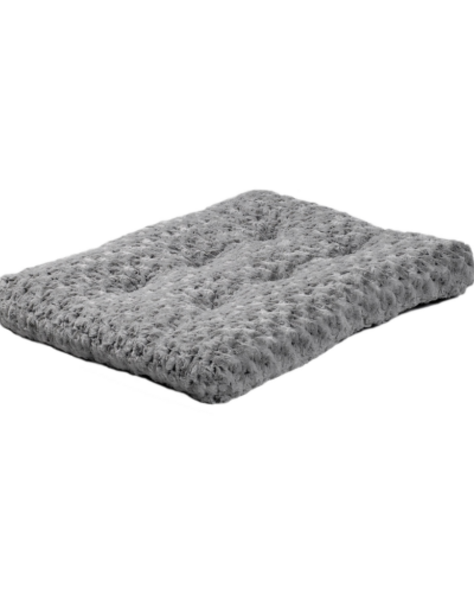 MidWest Quiet Time Dog Bed & Crate Mat Deluxe Ombre Swirl 24" Gray