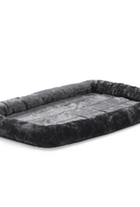 MidWest Quiet Time Pet Bed & Dog Crate Mat Gray 42"
