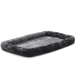 MidWest Quiet Time Pet Bed & Dog Crate Mat Gray 42"