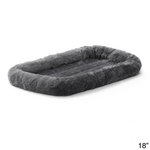 MidWest Quiet Time Pet Bed & Dog Crate Mat Gray 30"