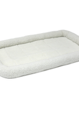 MidWest Quiet Time Bolster Pet Bed & Crate Mat Fleece 48"