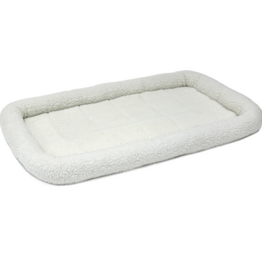 MidWest Quiet Time Bolster Pet Bed & Crate Mat Fleece 48"