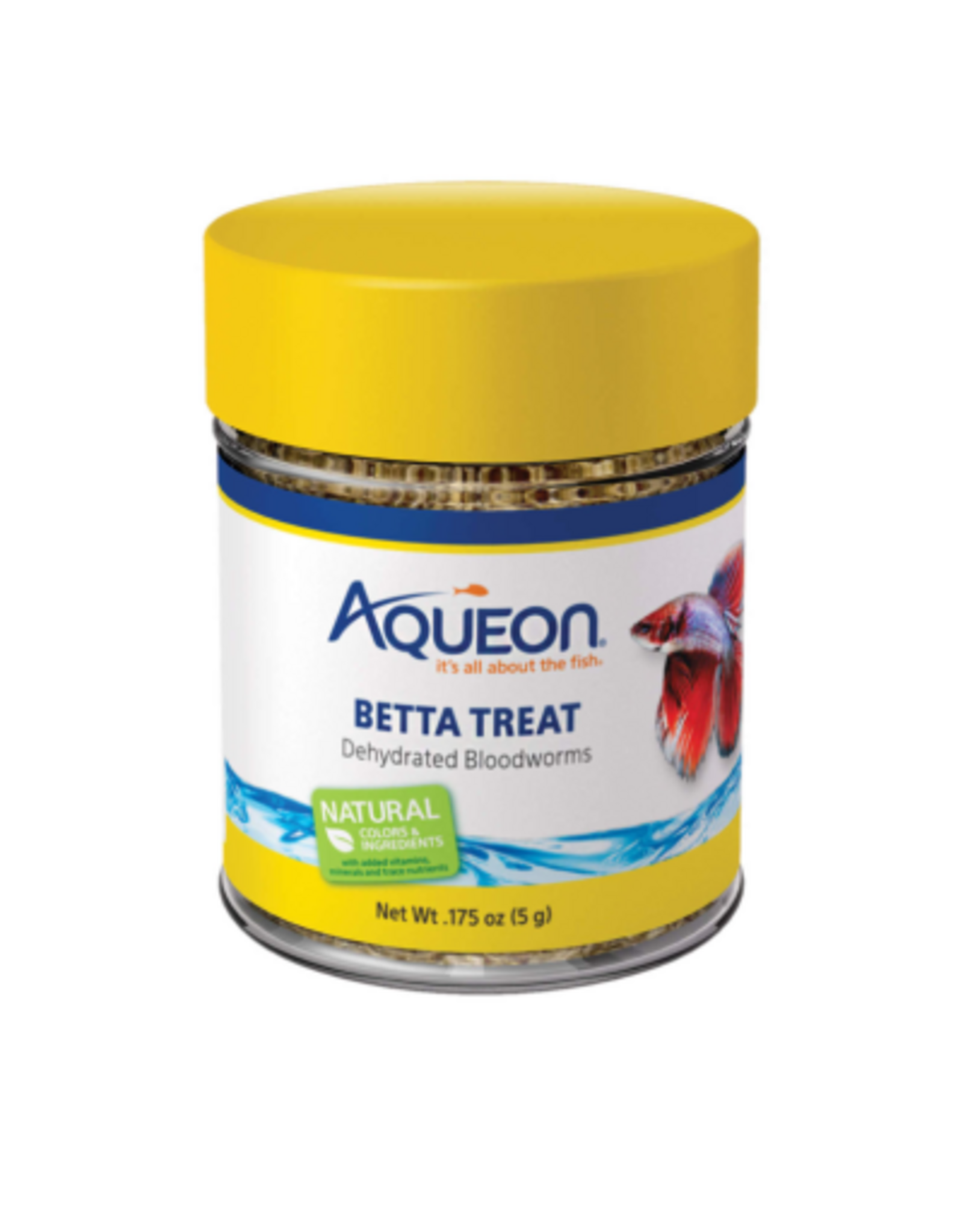 Aqueon Aqueon Betta Treat Freeze Dried Blood Worms - .175oz.