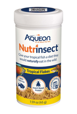 Aqueon Aqueon Nutrinsect Fish-Free Fish Food Tropical Flakes - 1.59 oz