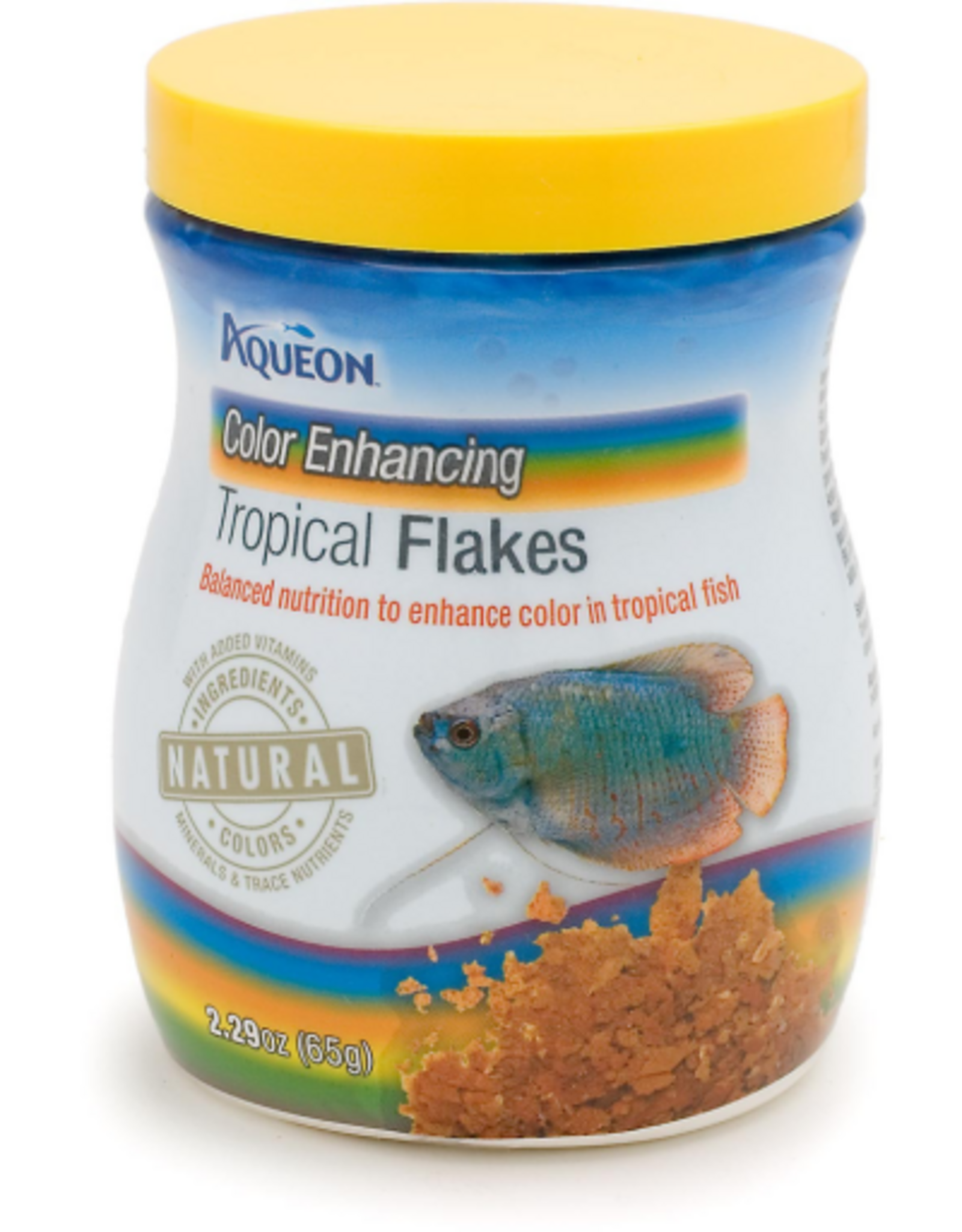 Aqueon Aqueon Color Enhancing Tropical Flakes Fish Food - 2.2 oz